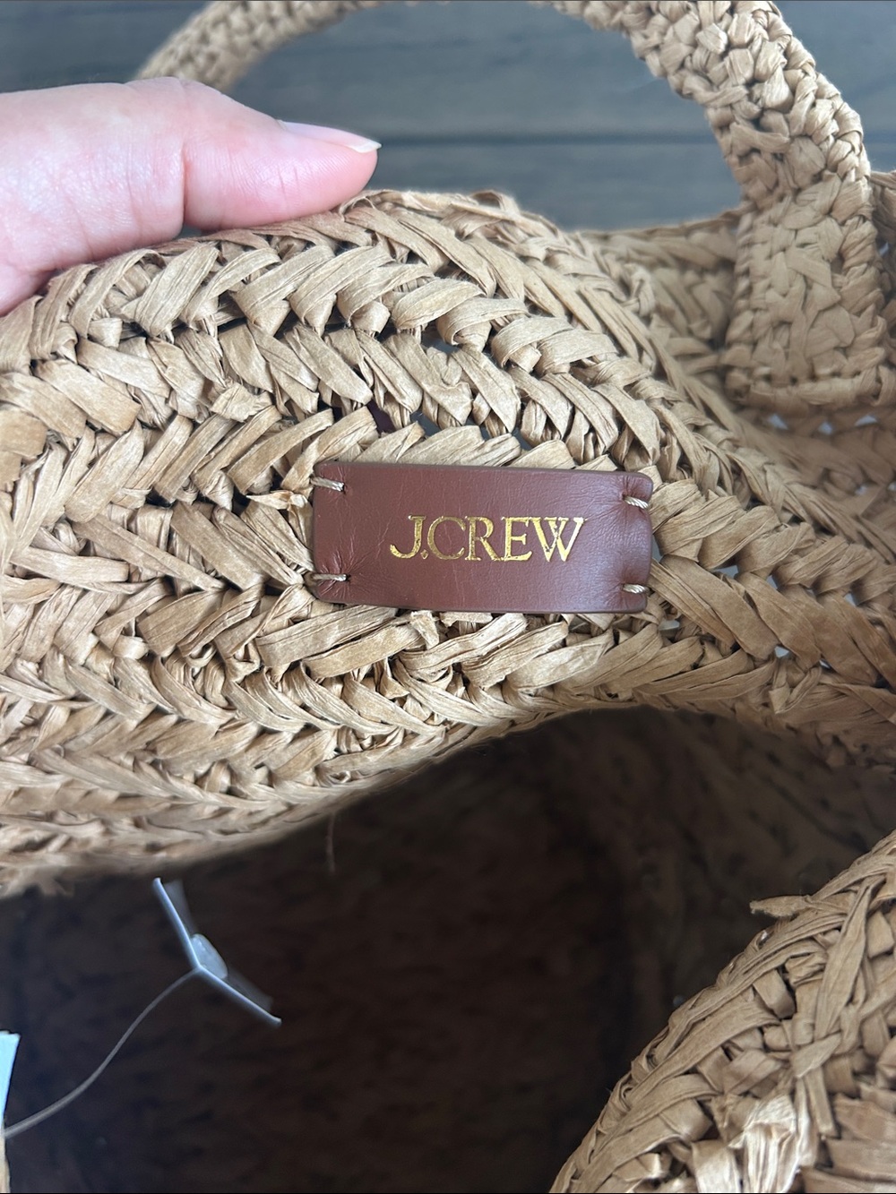 J. Crew Malta Handwoven Tote - Picture 5 of 7